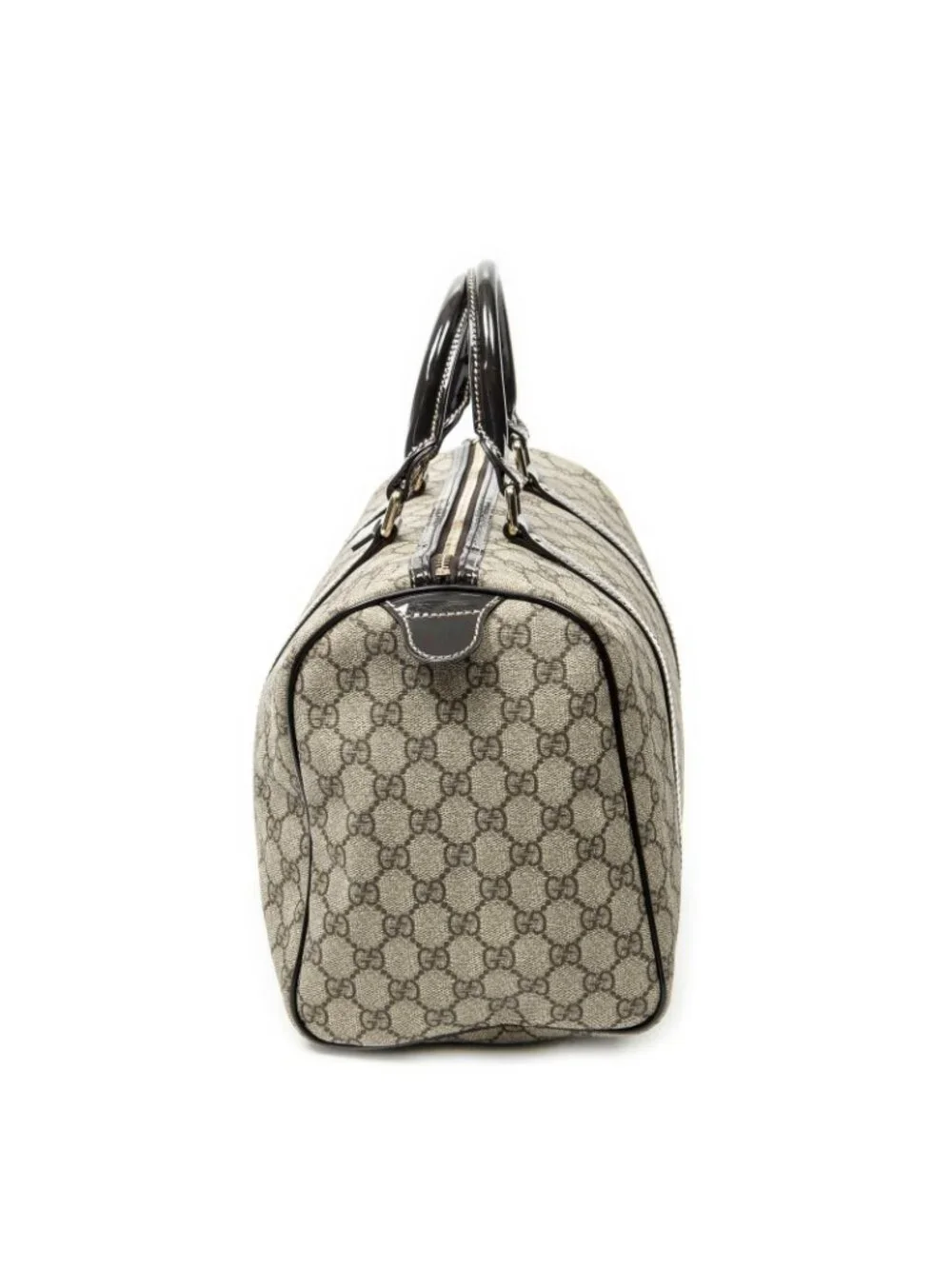 Gucci Midi Amboston Dark Brown Beige Supreme Canvas Handbag - Picture 3 of 10